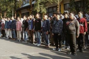 Pelepasan mahasiswa Uniku untuk mengikuti Outbond di Palutungan.